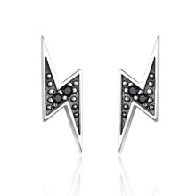 Load image into Gallery viewer, S925 Sterling Silver Stud Earrings Lightning Lady Diamond Earring, SCE156