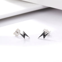 Load image into Gallery viewer, S925 Sterling Silver Stud Earrings Lightning Lady Diamond Earring, SCE156