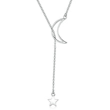 Load image into Gallery viewer, Stars Moon S925 Sterling Silver Necklace, SCN108