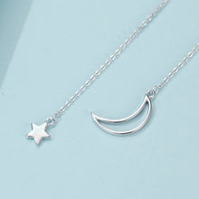 Load image into Gallery viewer, Stars Moon S925 Sterling Silver Necklace, SCN108