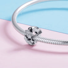 Load image into Gallery viewer, S925 Sterling Silver Small Star Bead Inlaid Zircon Necklace Bracelet Pendant