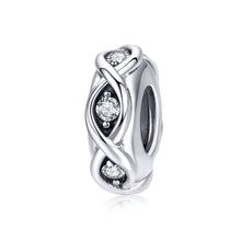 Load image into Gallery viewer, S925 Sterling Silver Zircon Beaded DIY Bracelet Loose Beads, SCC1153