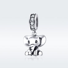 Load image into Gallery viewer, S925 Sterling Silver Animal Elephant Pendant DIY Bracelet Accessories