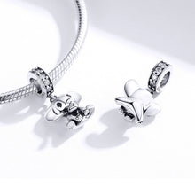 Load image into Gallery viewer, S925 Sterling Silver Animal Elephant Pendant DIY Bracelet Accessories
