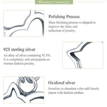 Load image into Gallery viewer, Cute Cat S925 Sterling Silver Lady Necklace With Zircon Inlaid Plain Silver Necklace, SCN188