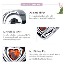 Load image into Gallery viewer, S925 Heart-shaped Sterling Silver Loose Beads DIY Bracelet Accessories, SCC1472