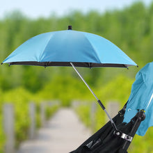 Load image into Gallery viewer, Stroller Universal Stroller Umbrella Sliding Baby Artifact Vinyl Anti-UV Universal Clip Sun And Rain Dual-use Umbrella, Pink, Gray, Blue, Black