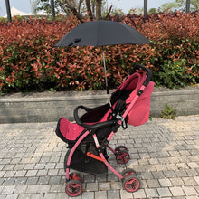 Load image into Gallery viewer, Stroller Universal Stroller Umbrella Sliding Baby Artifact Vinyl Anti-UV Universal Clip Sun And Rain Dual-use Umbrella, Pink, Gray, Blue, Black