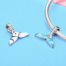 Load image into Gallery viewer, S925 Sterling Silver Ocean Fishtail Pendant Necklace DIY Accessories, SCC1067