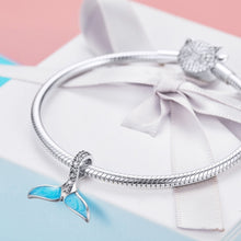 Load image into Gallery viewer, S925 Sterling Silver Ocean Fishtail Pendant Necklace DIY Accessories, SCC1067