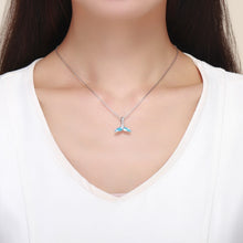 Load image into Gallery viewer, S925 Sterling Silver Ocean Fishtail Pendant Necklace DIY Accessories, SCC1067