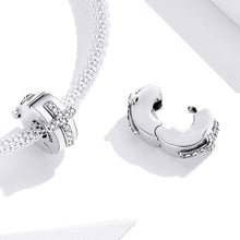 Load image into Gallery viewer, S925 Sterling Silver DIY Personality Beaded Accessories Cross Positioning Buckle Silver Beads