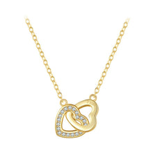 Load image into Gallery viewer, Love S925 Sterling Silver Lady Necklace, SCN181, SCN181 (Gold)