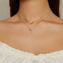 Load image into Gallery viewer, Love S925 Sterling Silver Lady Necklace, SCN181, SCN181 (Gold)