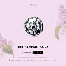 Load image into Gallery viewer, Vintage Love Beaded Sterling Silver S925 Round Beads DIY Bracelet Jewelry Accessories