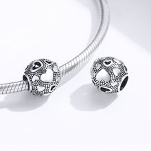 Load image into Gallery viewer, Vintage Love Beaded Sterling Silver S925 Round Beads DIY Bracelet Jewelry Accessories