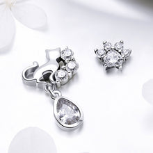 Load image into Gallery viewer, S925 Sterling Silver Cat Retro Earrings Female Earrings, SCE424