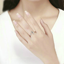 Load image into Gallery viewer, S925 Sterling Silver Ring Cats Companion Fashion Ring, SCR443