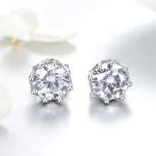 Load image into Gallery viewer, S925 Sterling Silver Stud Earrings Zircon Earrings, SCE499