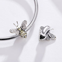 Load image into Gallery viewer, S925 Sterling Silver Beads DIY Bee Bracelet Beaded Jewelry Accessories, SCC1194