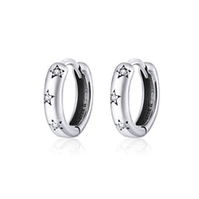 Load image into Gallery viewer, Simple Earrings Sterling Silver S925 Star Earrings, SCE873