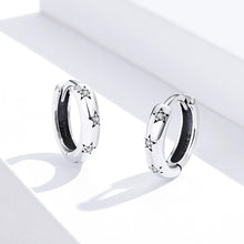 Load image into Gallery viewer, Simple Earrings Sterling Silver S925 Star Earrings, SCE873