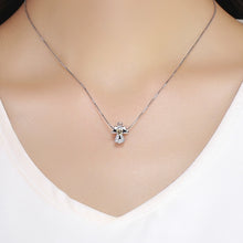 Load image into Gallery viewer, S925 Sterling Silver Guardian Angel Pendant Diamond Drop Oil Jewelry DIY Bracelet Accessories