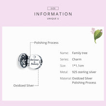 Load image into Gallery viewer, S925 Sterling Silver Openable Family Tree Of Life Beaded DIY Bracelet Accessories, SCC1259