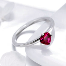 Load image into Gallery viewer, S925 Sterling Silver Ring Heartbeat Fashion Ring, 8