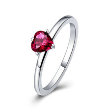 Load image into Gallery viewer, S925 Sterling Silver Ring Heartbeat Fashion Ring, 8