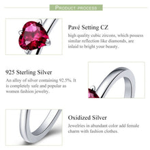 Load image into Gallery viewer, S925 Sterling Silver Ring Heartbeat Fashion Ring, 8