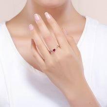 Load image into Gallery viewer, S925 Sterling Silver Ring Heartbeat Fashion Ring, 8