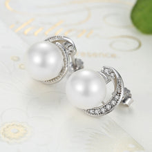 Load image into Gallery viewer, Pearl Earrings Jewelry S925 Sterling Silver Earrings, SCE021