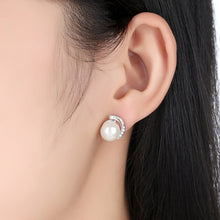 Load image into Gallery viewer, Pearl Earrings Jewelry S925 Sterling Silver Earrings, SCE021