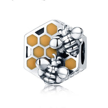 Load image into Gallery viewer, DIY Beaded Bracelet Accessories S925 Sterling Silver Personalized Bee Hive Bead Accessories