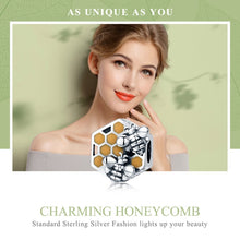 Load image into Gallery viewer, DIY Beaded Bracelet Accessories S925 Sterling Silver Personalized Bee Hive Bead Accessories