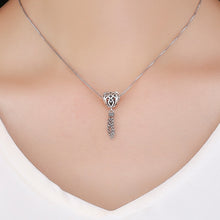 Load image into Gallery viewer, S925 Sterling Silver Love Heart-shaped Silver Beads, SCC722