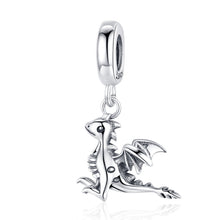 Load image into Gallery viewer, S925 Sterling Silver Pendant Drogon  Dinosaur Charm DIY Bracelet Accessories, SCC1322