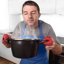 Load image into Gallery viewer, One Pair Lobster Tongs Heat Insulation Gloves Kitchen High Temperature Resistant Silicone Anti-scald Hand Clips, Insulation Gloves