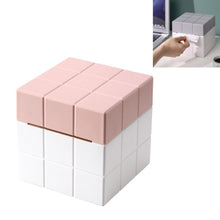 Load image into Gallery viewer, Cube Tissue Box Desktop Storage Box, Pure White, White+Grey, White+Pink, White+Blue