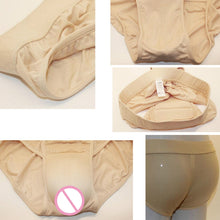 Load image into Gallery viewer, CD Pseudo-girl Underwear Male Disguise Women Hidden Lower Body Pants Cross-dress Underwear, S, M, L, XL, XXL