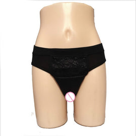CD Pseudo-girl Underwear Male Disguise Women Hidden Lower Body Pants Cross-dress Underwear, S, M, L, XL, XXL