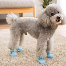 Load image into Gallery viewer, 4 PCS/Set  Cartoon Dog Shoes Pet Silicone Waterproof Rain Boots, S, M, L