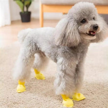 Load image into Gallery viewer, 4 PCS/Set  Cartoon Dog Shoes Pet Silicone Waterproof Rain Boots, S, M, L