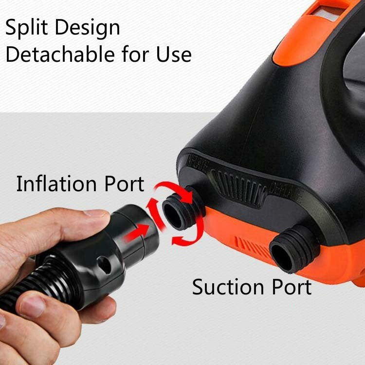 Surf Paddle Board Canoe Inflatable Boat Car High Pressure Electric Air Pump, HT-782, HT-782 + Battery Folder