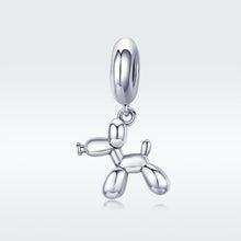 Load image into Gallery viewer, S925 Sterling Silver Cute Balloon Dog Charm DIY Bracelet Accessory, Bead, Bead+Chain
