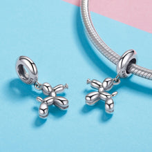 Load image into Gallery viewer, S925 Sterling Silver Cute Balloon Dog Charm DIY Bracelet Accessory, Bead, Bead+Chain