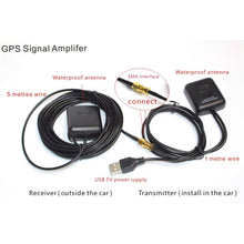 Load image into Gallery viewer, 2 in 1 GPS Navigation Car Antenna Signal Amplifier, Signal Amplifier