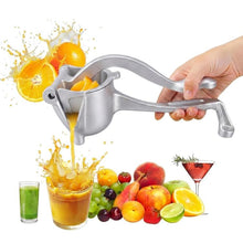 Load image into Gallery viewer, LsCook Aluminum Detachable Manual Juicer Lemon Watermelon Orange Fruit Juicer, Silver