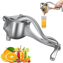 Load image into Gallery viewer, LsCook Aluminum Detachable Manual Juicer Lemon Watermelon Orange Fruit Juicer, Silver